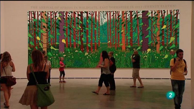 Hockney: creación multimedia y colorista en Guggenheim de Bilbao