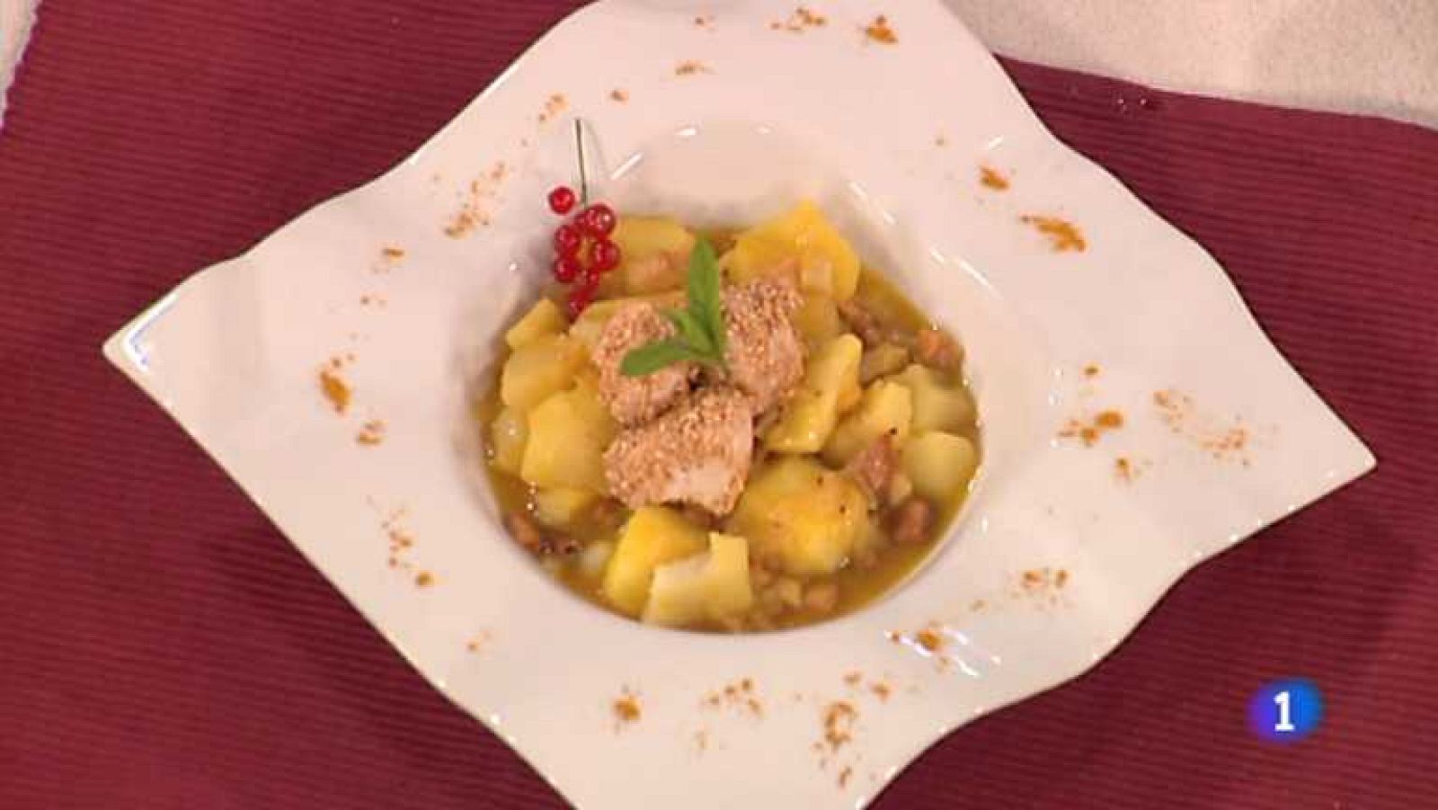 Cocina con Sergio - Patatas al curry con pollo - Ver ahora