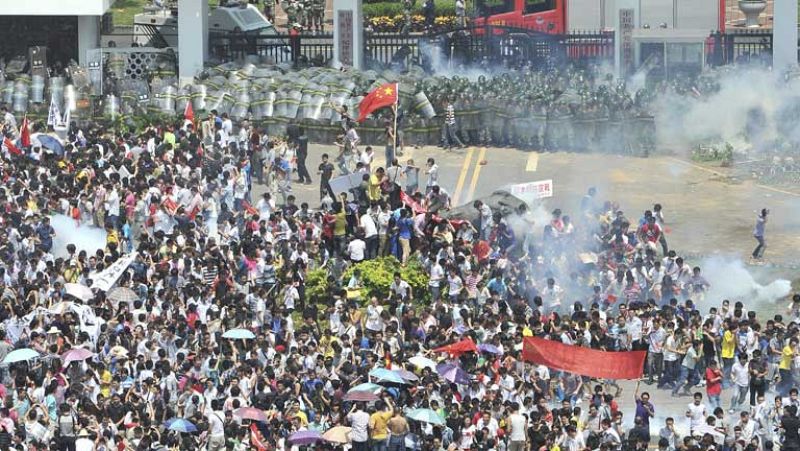 Continúan en China las protestas contra Japón por un conflicto territorial