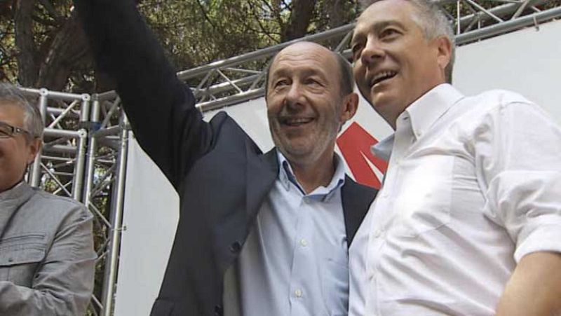 Rubalcaba avisa a Mas de que si rompe con España les "tendrá delante"