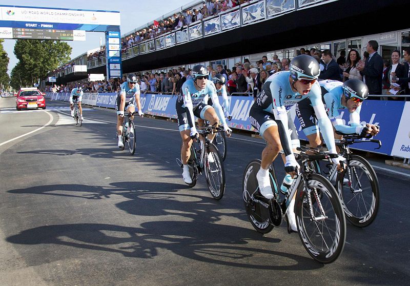 El Omega Pharma logra el título en la contrarreloj por equipos en el Mundial de ciclismo