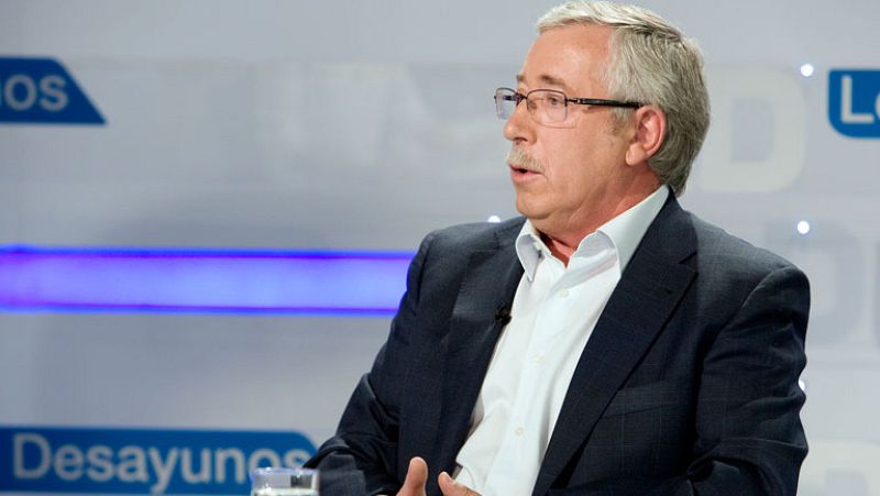 Toxo ve a la gente "menos resignada" y cree que el rescate de España "no es inevitable"