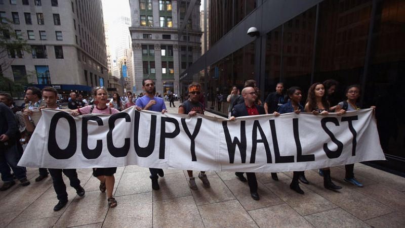 Más de un centenar de activistas de 'Ocupa Wall Street' detenidos en su primer aniversario