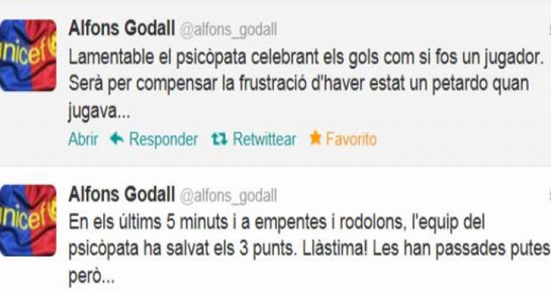 El Madrid encarga emprender acciones legales contra Godall por los ataques a Mourinho