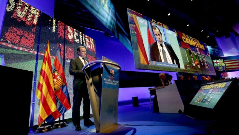 Rosell: "El Barça siempre defenderá la voluntad de la mayoría de nuestro pueblo"