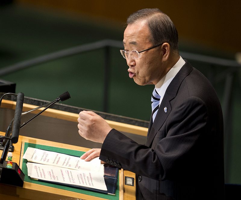 Ban Ki Moon, en la ONU: "Detener los crímenes en Siria es el deber de nuestra generación"