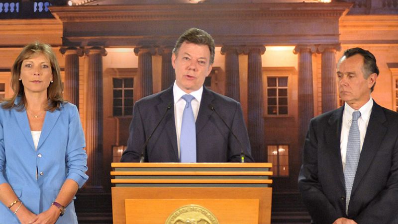 El presidente de Colombia, Juan Manuel Santos, anuncia que será operado de cáncer de próstata