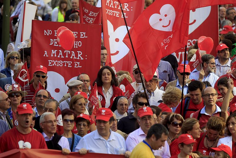 La Marcha por la Vida exige al Gobierno "aborto cero" bajo el lema "Por el derecho a vivir"