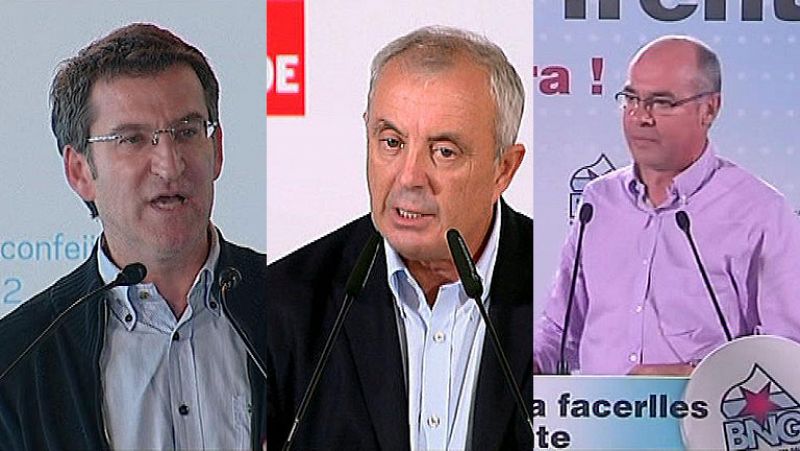 Las encuestas y la crisis centran la campaña electoral gallega este domingo
