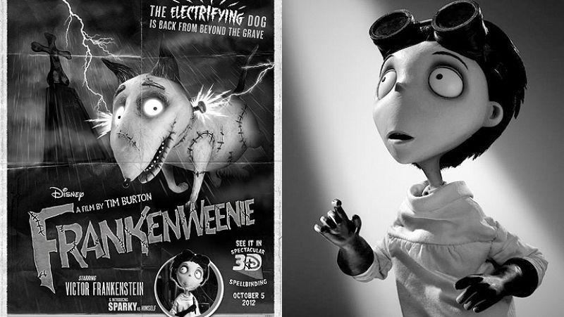 'Frankenweenie', el "animado" homenaje de Tim Burton a los monstruos de la Universal