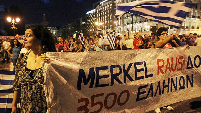 Atenas se blinda ante la visita este martes de la canciller alemana Angela Merkel