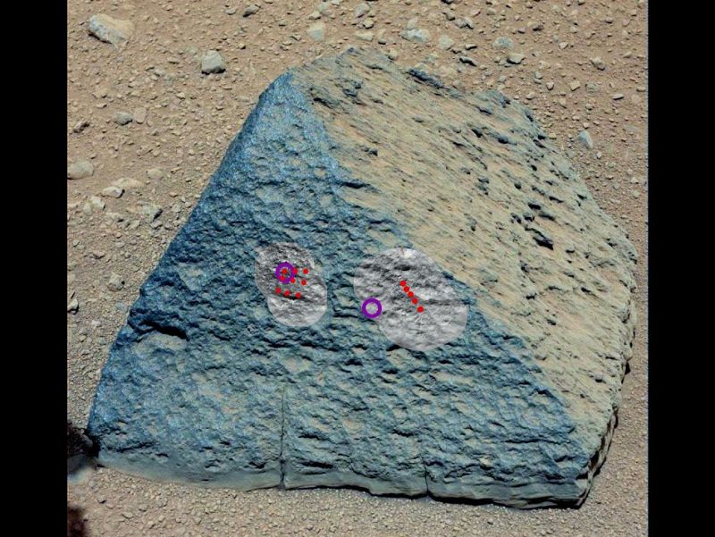El 'Curiosity' encuentra en Marte una piedra similar a las de la Tierra