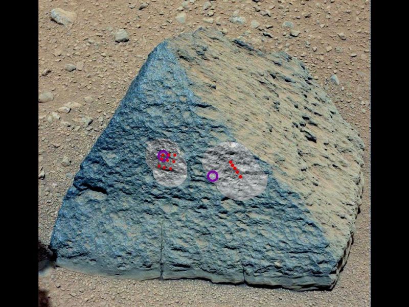 El 'Curiosity' encuentra en Marte una piedra similar a las de la Tierra