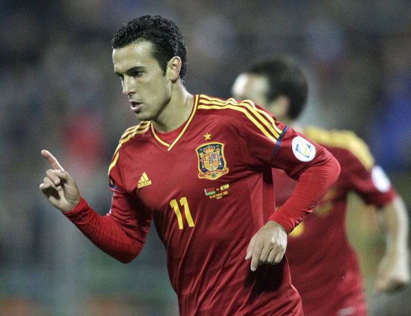 España se pasea ante Bielorrusia (0-4) con triplete de Pedro