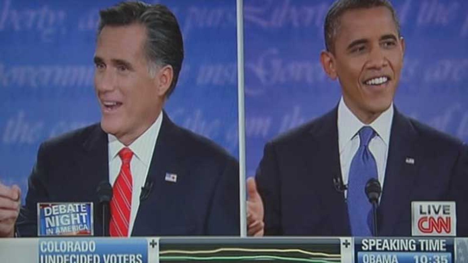 Barack Obama y Mitt Romney se enfrentan este martes al segundo debate