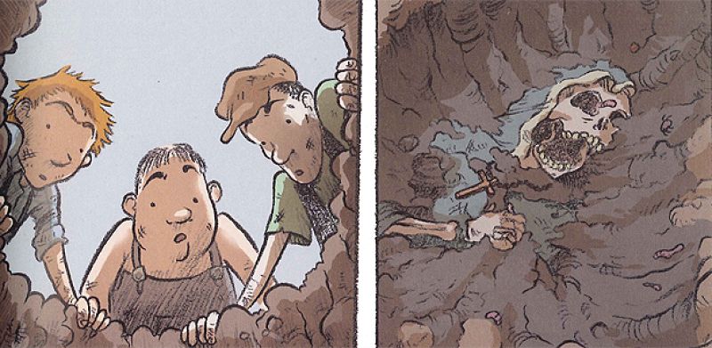 'El código ciempiés', un cómic que mezcla 'Los cinco' con H.P. Lovecraft