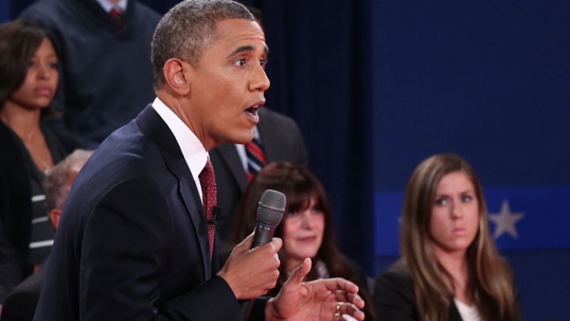 Los primeros sondeos dan como ganador a Obama en el segundo debate