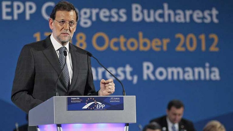 Rajoy y Merkel se reúnen en Bucarest pero no abordan el posible rescate a España