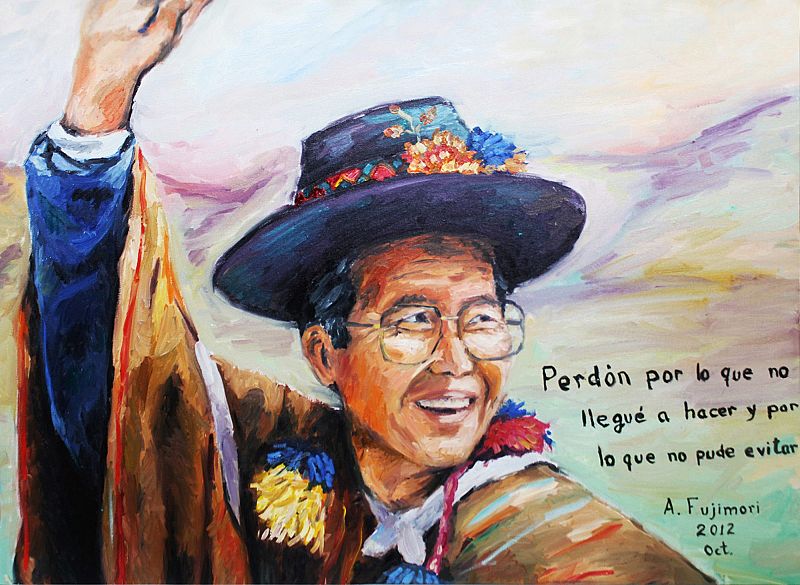 Publicado un autorretrato del expresidente Fujimori en el que pide "perdón" sin precisar