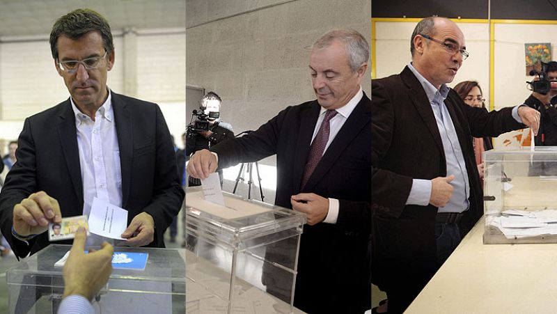 Los candidatos gallegos se muestran satisfechos y desean una participación masiva