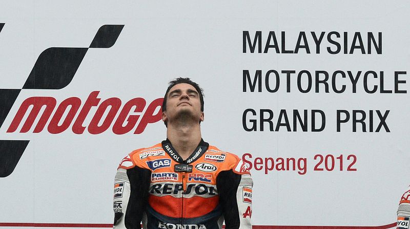 Pedrosa: "Es la primera vez que gano en agua y estoy muy contento"