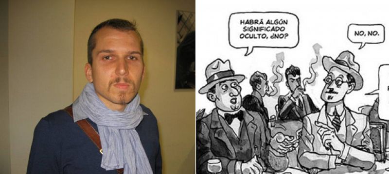 Alfonso Zapico, Premio Nacional del Cómic 2012 por su novela gráfica sobre James Joyce