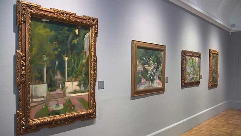 Los óleos que Sorolla pintó en su jardín llegan a su museo