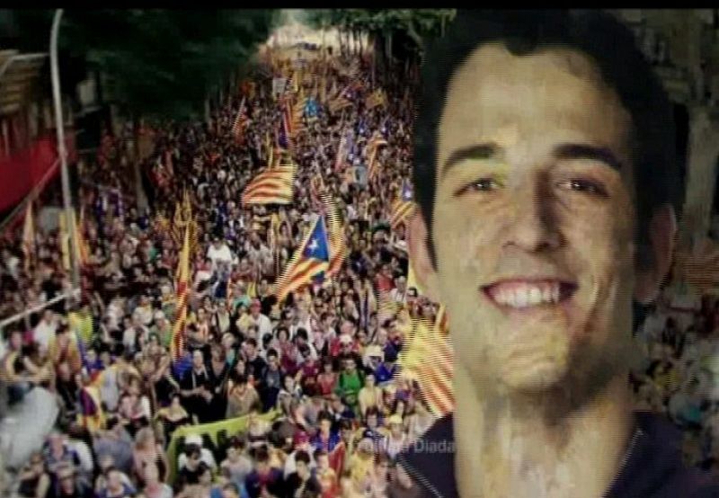 La Generalitat lanza anuncios para fomentar el voto con imágenes de la marcha de la Diada