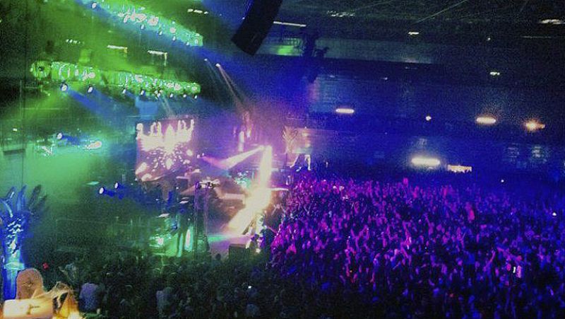 El choque entre los que salían de la pista y los que entraban "sin control" produjo el tapón
