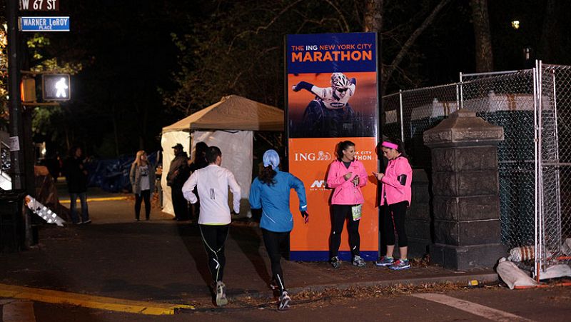 Cancelan el maratón de Nueva York previsto para el domingo debido al huracán 'Sandy'