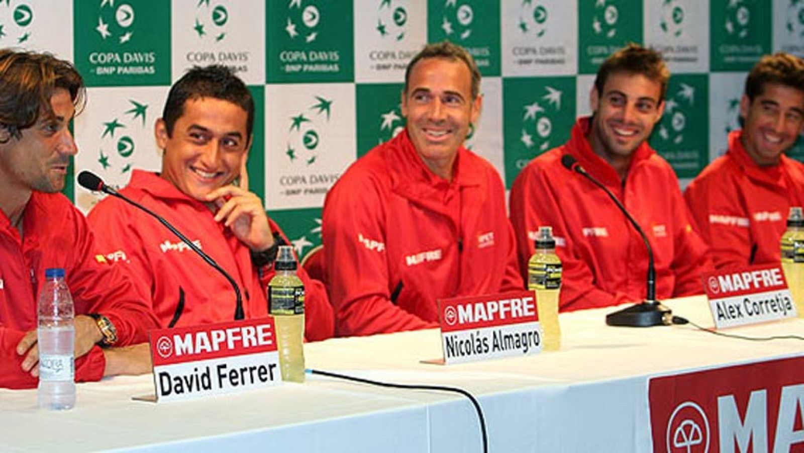 Los maestros para la final de la Davis