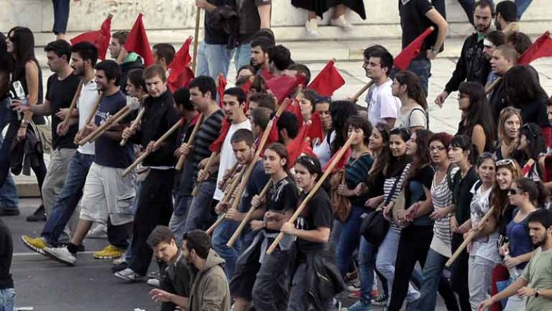 Masivo seguimiento en Grecia de la primera jornada de la huelga general de 48 horas
