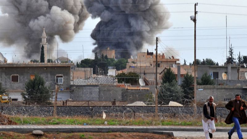 Aviones sirios vuelven a bombardear la localidad de Ras al Ain, fronteriza con Turquía