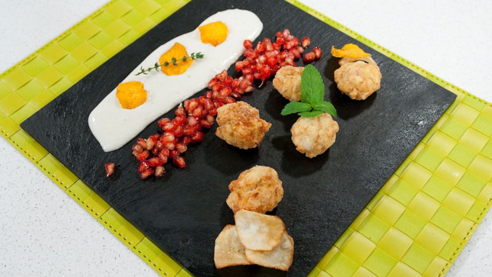 Saber cocinar - Albóndigas de pollo de corral en crema de otoño