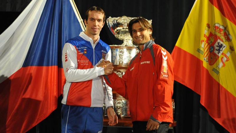 David Ferrer y Radek Stepanek abren la final de la Copa Davis