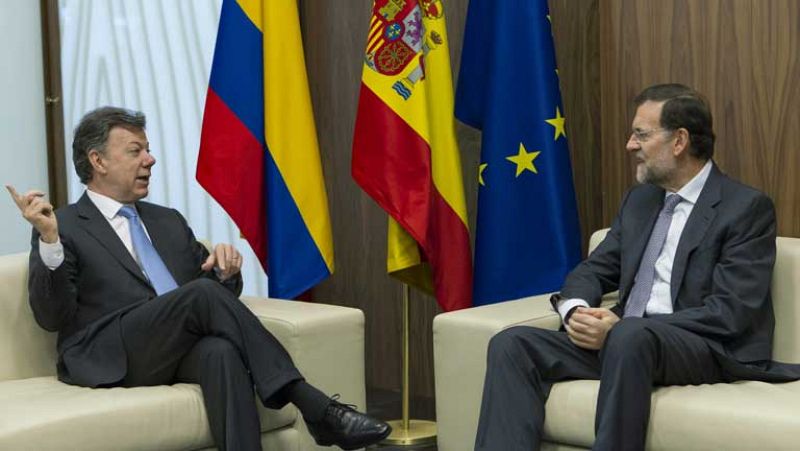 Rajoy se reúne con los presidentes de Colombia y Ecuador antes de la Cumbre Iberoamericana