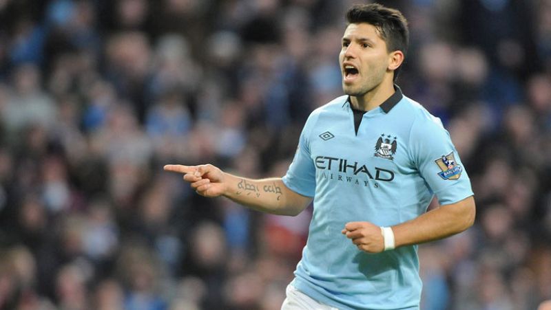 Agüero: "Mi pasado atlético no influye en la ganas que tengo de ganar al Real Madrid"