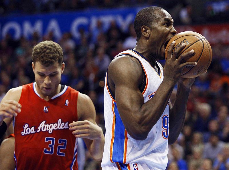 Durant, Westbrook e Ibaka acabaron con la racha triunfal de los Clippers