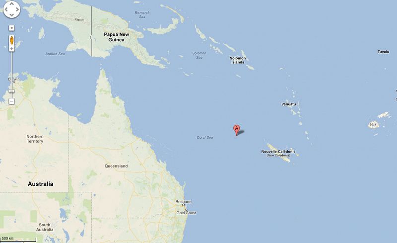 Sandy, la isla que solo existe en Google Earth