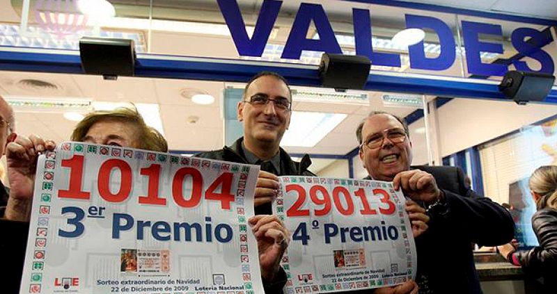 La buena fortuna sonríe a las administraciones de lotería más famosas de España