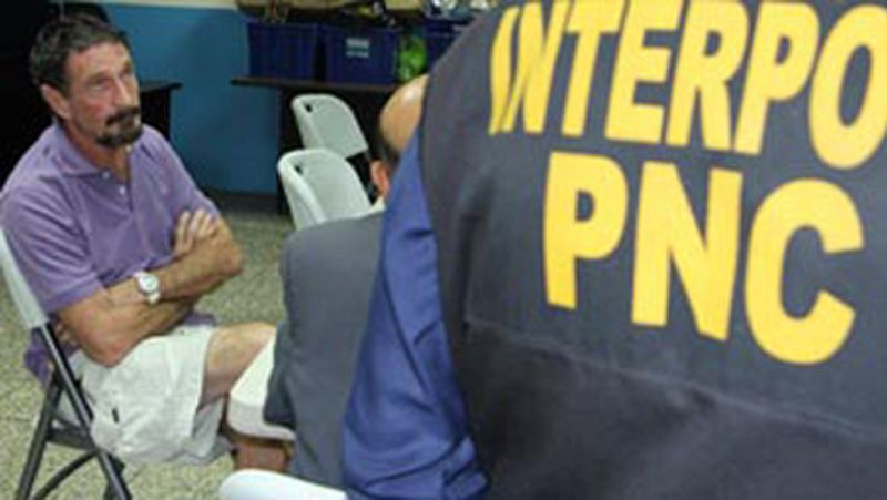 MacAfee, hospitalizado en Guatemala tras habérsele denegado su petición de asilo político