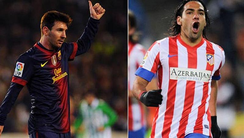 Messi y Falcao, goles para la historia