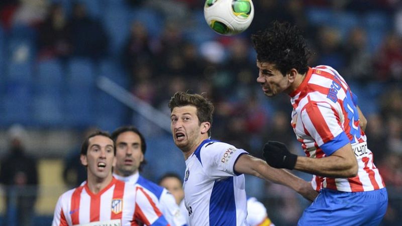 Un Atlético sin Falcao arrolla al Getafe en el Calderón