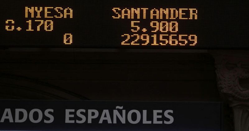 Banesto es el valor más alcista de la bolsa tras el anuncio de la absorción por el Santander