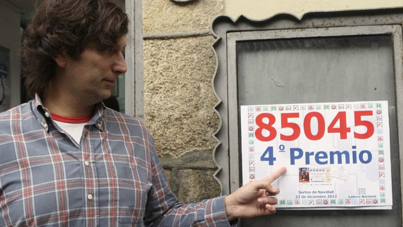 Pontevedra reparte los dos cuartos premios de la Lotería de Navidad, el 85.045 y el 23.475