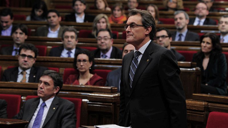 Artur Mas, reelegido presidente de Cataluña con los votos de ERC