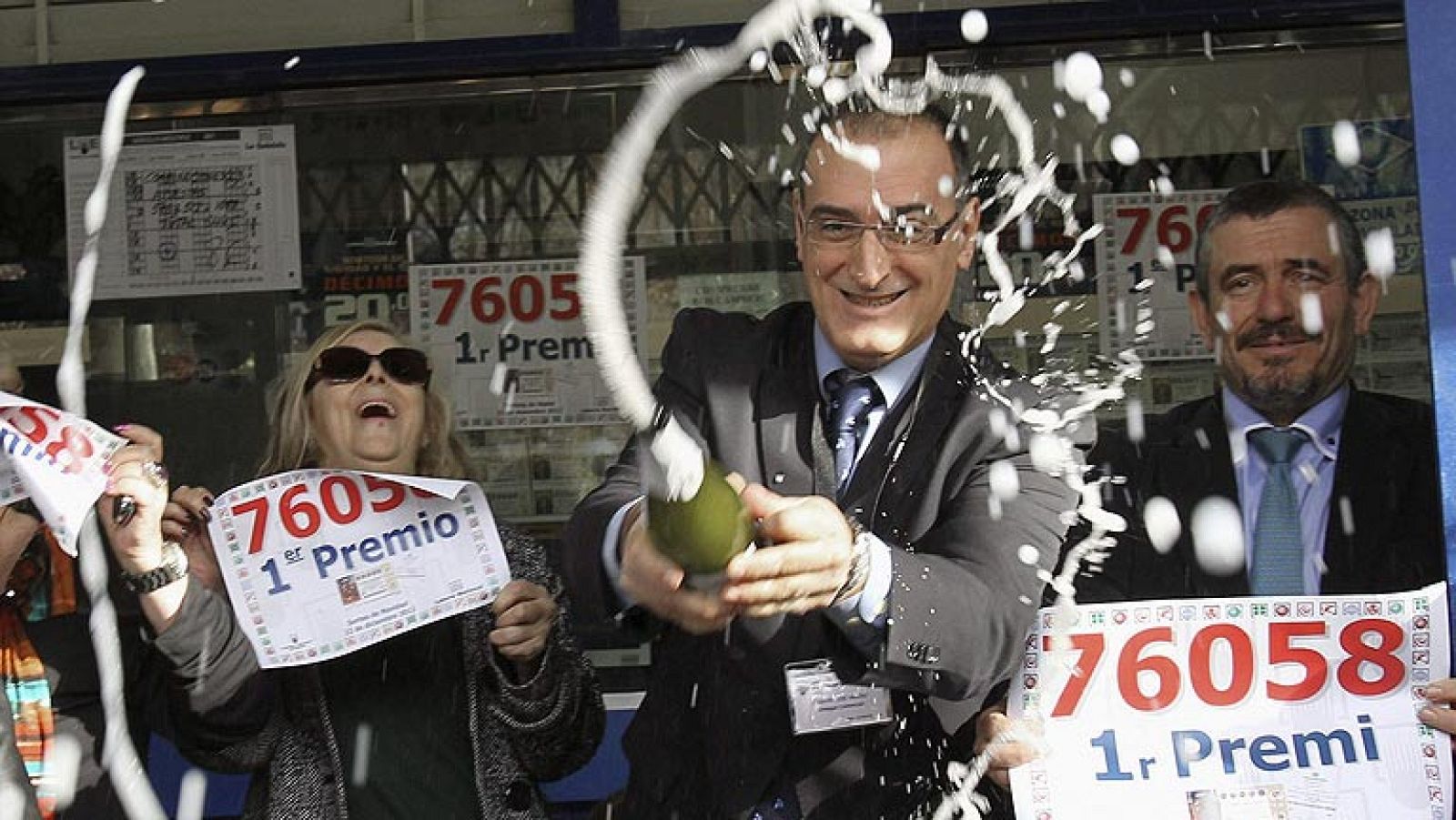 A gritos han celebrado en Alcalá de Henares el Gordo