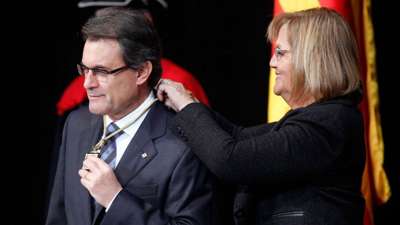 Mas pide el "reconocimiento de Cataluña para su autodeterminación" dentro de la legalidad