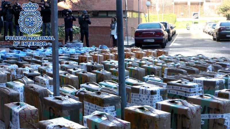 La Policía interviene 11 toneladas de hachís en una operación con 35 detenidos