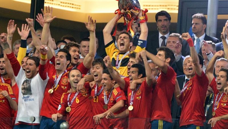Éxitos y desventuras del fútbol español en 2012